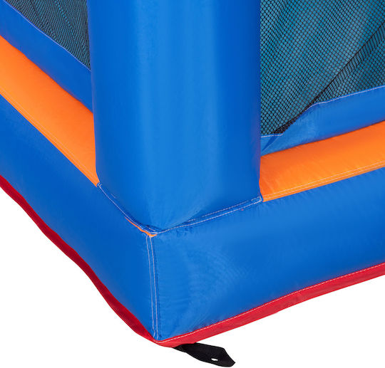 Outsunny Inflatable Bouncy Castle with Trampoline and Slide for 3-8 Years