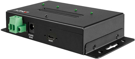 Lindy USB Хъб 4 Порта USB 3.1 с USB-C Връзка
