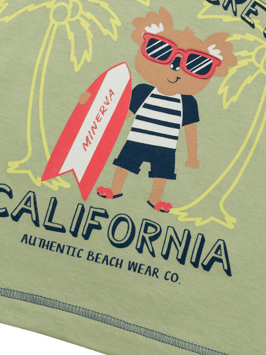 Minerva Παιδική Πιτζάμα Καλοκαιρινή California