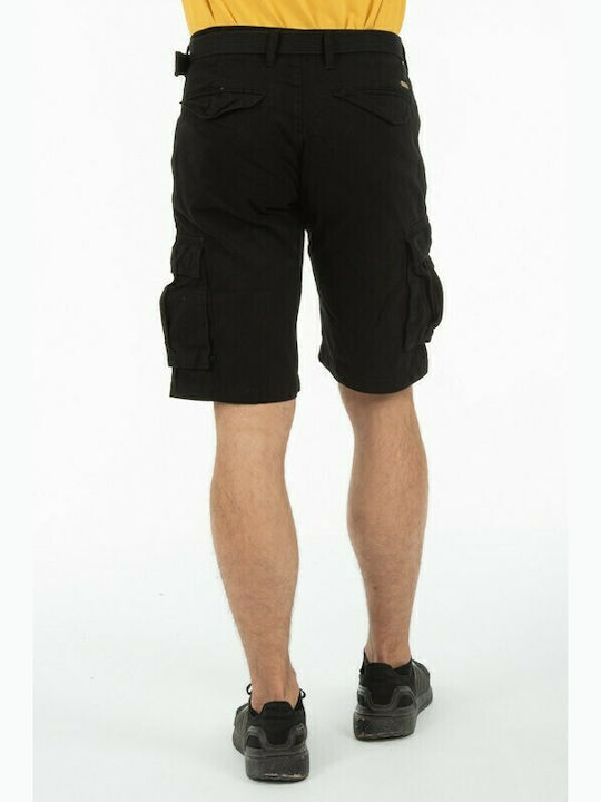 Double Men's Shorts Cargo Black