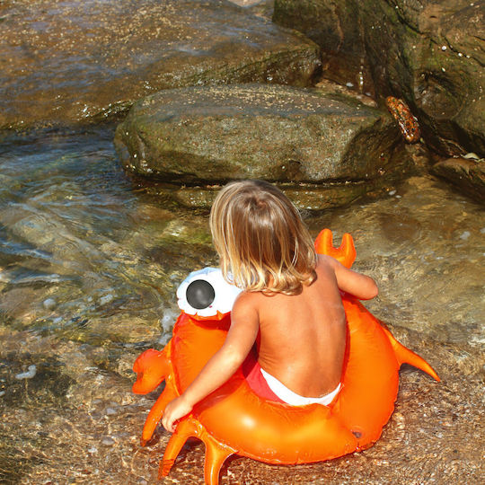 Sunnylife Детски Плувен Кръг Sonny the Sea Creature Оранжев