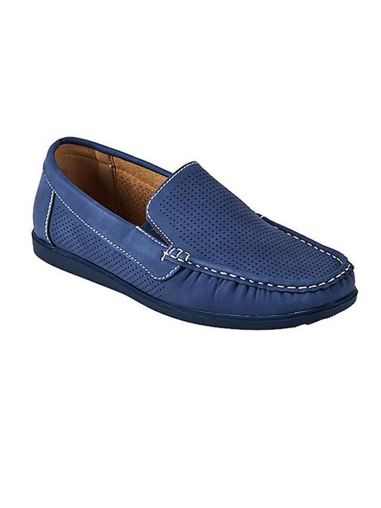 Elenross Men's Moccasins Blue