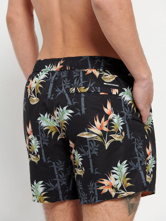 Ανδρικό Μαγιό Σορτς Μαύρο Floral
