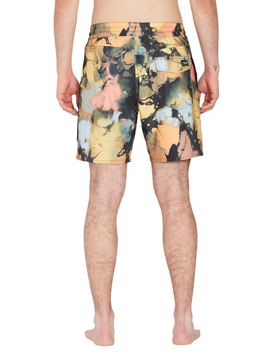 Volcom Herren Badebekleidung Shorts Mehrfarbig mit Mustern