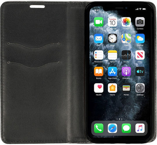 Powertech Book Δερματίνης Μαύρο (iPhone 14 Pro)