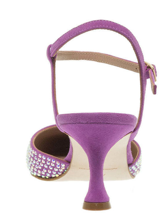 Mourtzi Suede Ascunse Pantofi cu toc Deep Orchid