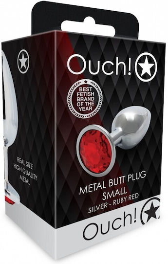 Shots Πρωκτική Σφήνα Small Silver / Ruby Red