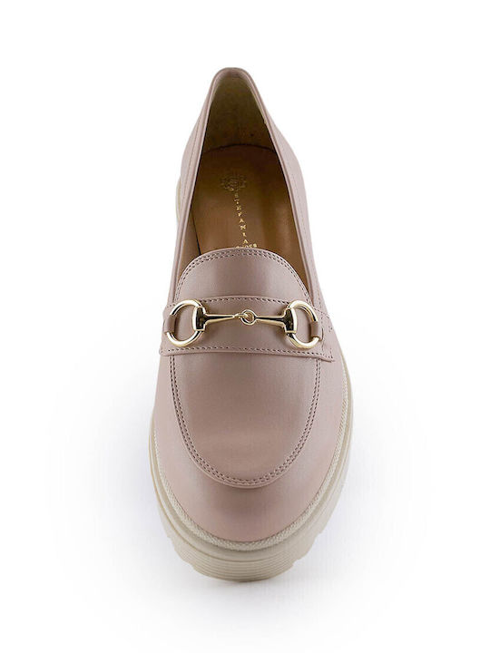 Women's Loafers in Pink Color
