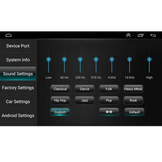 Digital IQ Автомобилна Аудио Система (Блутут/USB/AUX/WiFi/GPS/Apple-Carplay/Android-Auto/CD) с Тъчскрийн 7"