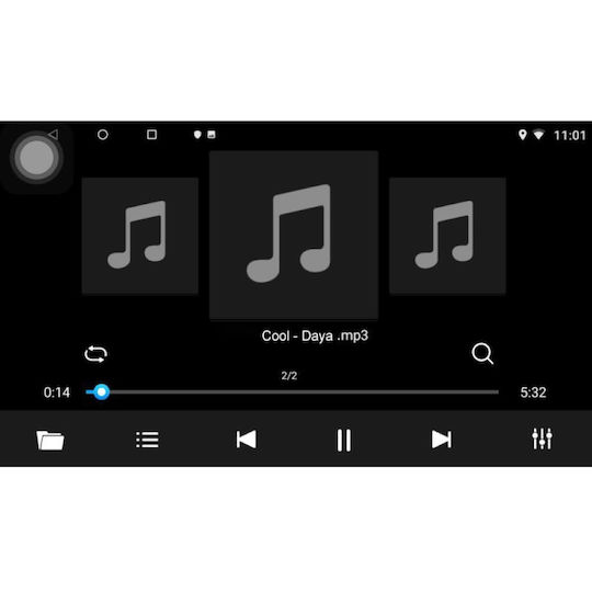Digital IQ Sistem Audio Auto 2DIN (Bluetooth/USB/AUX/WiFi/GPS/Apple-Carplay/Android-Auto) cu Ecran Tactil 7"