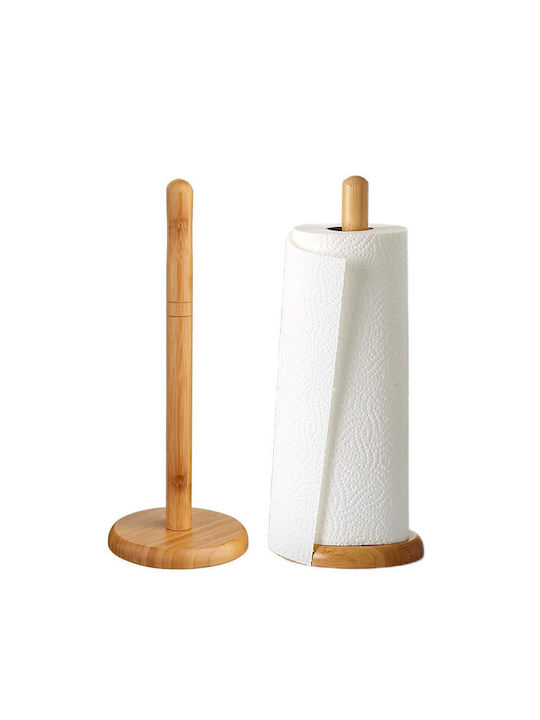 Atmosphera Wooden Paper Towel Holder Beige 120057