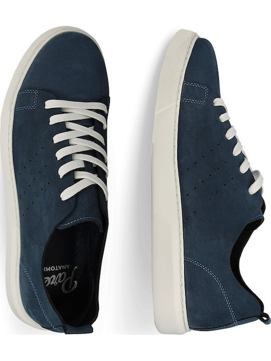 Men's Leather Casual Shoes Blue