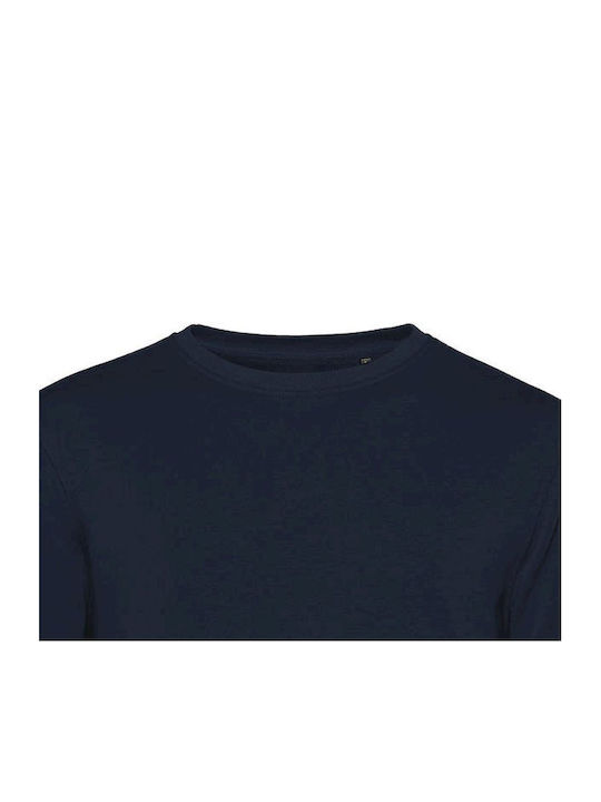 B&C Men's Long Sleeve Promotional Sweatshirt Navy Blue