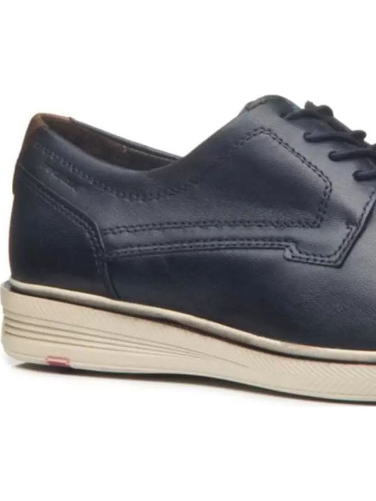 Men's Anatomic Leather Casual Shoes Blue