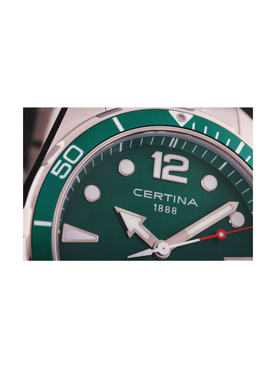 DS Action Ceas Bărbătesc 43 mm Cu Baterie Argintiu