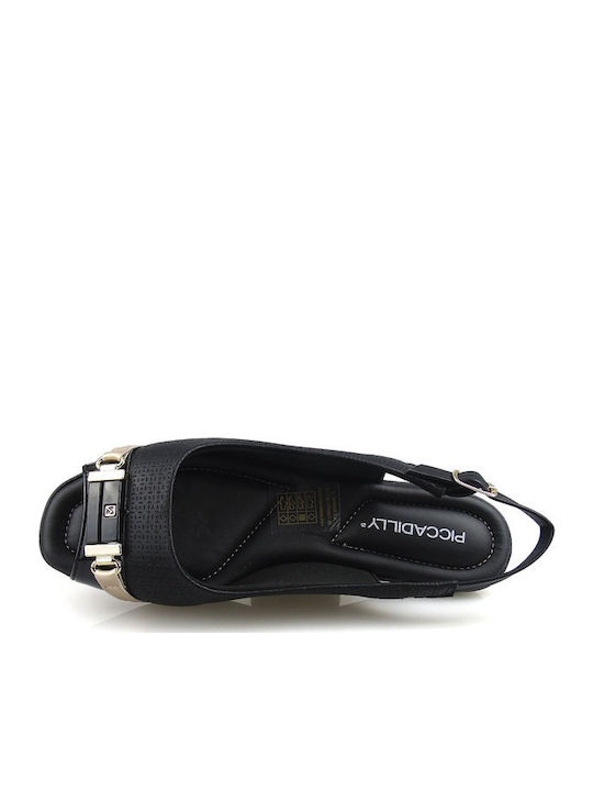 Anatomic Leather Ballerinas Black