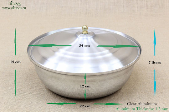 Semi-Druckkocher Aluminium Kapazität 7Es