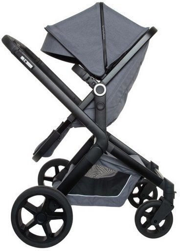 Koelstra Reversible 2 in 1 Baby Stroller Suitable for Newborn Dark Gray Melange 13.3kg