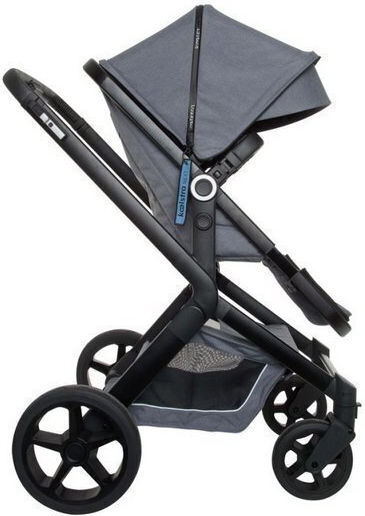 Koelstra Reversible 2 in 1 Baby Stroller Suitable for Newborn Dark Gray Melange 13.3kg