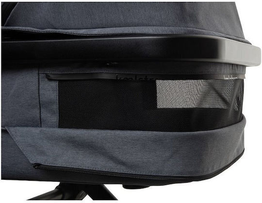 Koelstra Reversible 2 in 1 Baby Stroller Suitable for Newborn Dark Gray Melange 13.3kg
