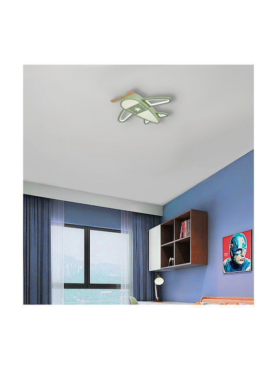 Atman Kids Single Mount Ceiling Light Blue 55W