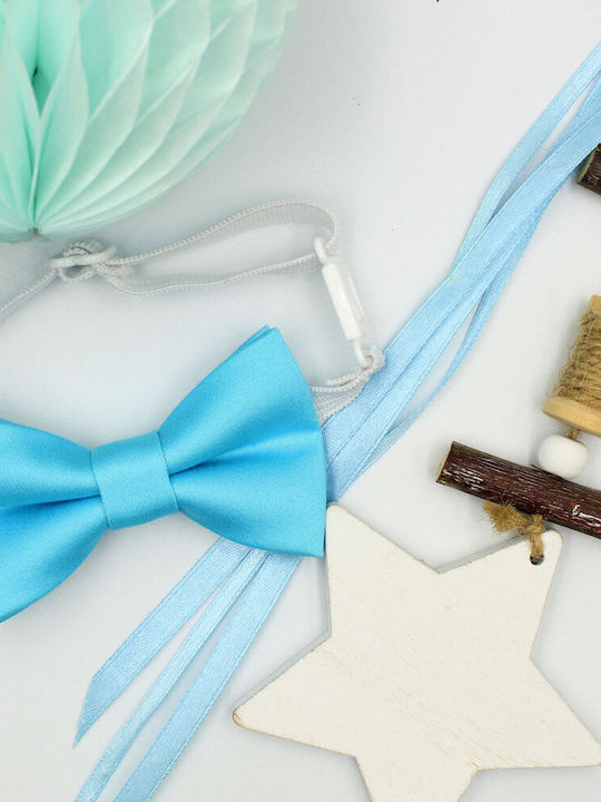 Handmade Baby Bow Tie Blue up to 36 Months