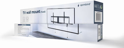 Gembird WM-90F-01 Βάση Τηλεόρασης Τοίχου έως 90" και 70kg