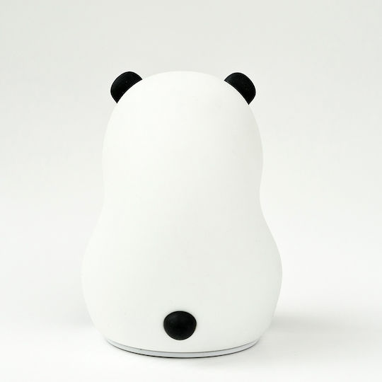 Rabbit & Friends Kids Decorative Lamp Night Light Panda White 14x10cm