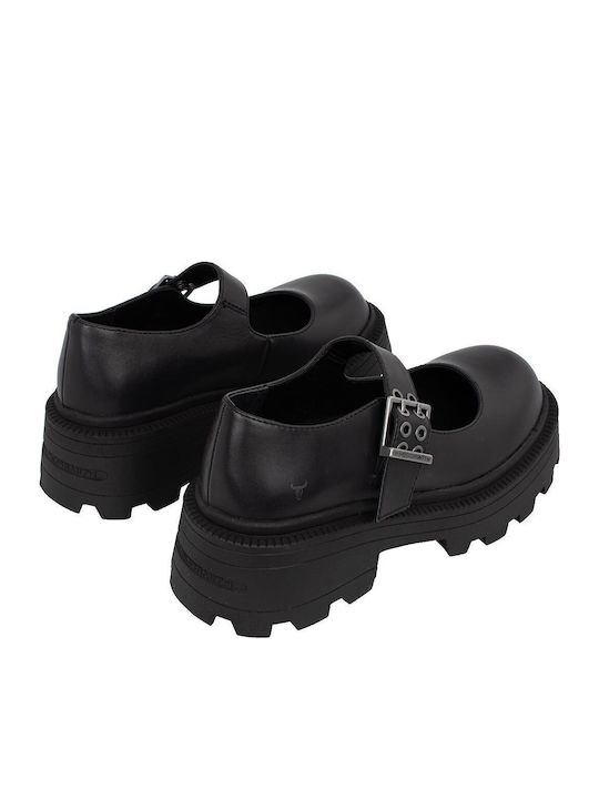 Ballerinas With strap Black