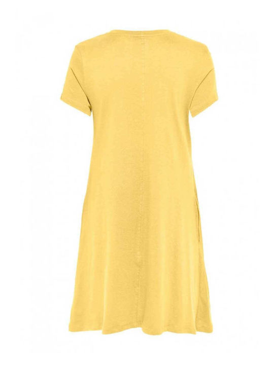 Only Summer Mini Dress Yellow