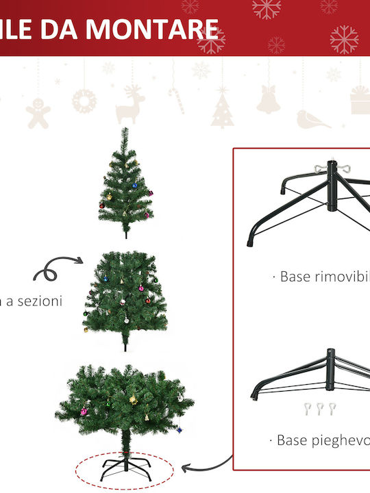 Christmas Tree Decorated 180cm with 624 Branches