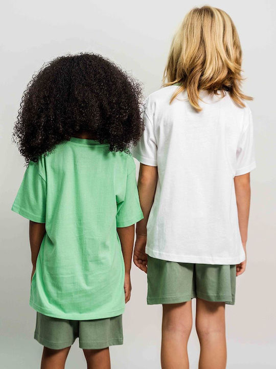 Cerda Kids Summer White Nightwear Mandalorian Grogu