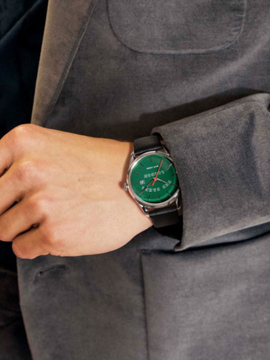 Ted Baker Leytonn Watch Battery with Leather Strap Ted Baker Leytonn Watch Battery with Leather Strap