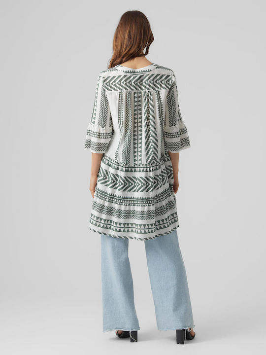 Rochie De Vară Pentru Femei Mini Rochie-Cămașă Denim Snow White