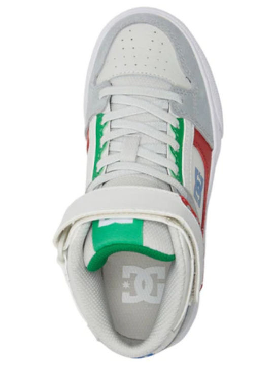 Pure High-Top EV Kids Sneakers High with Scratch Grey / Red