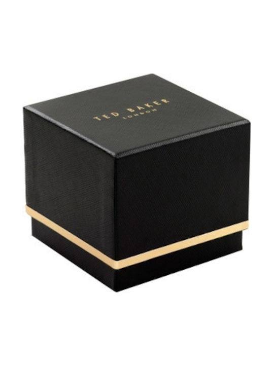Ted Baker Oldfash Мъжки Часовник 43mm На Батерия с Черна Кожена Каишка
