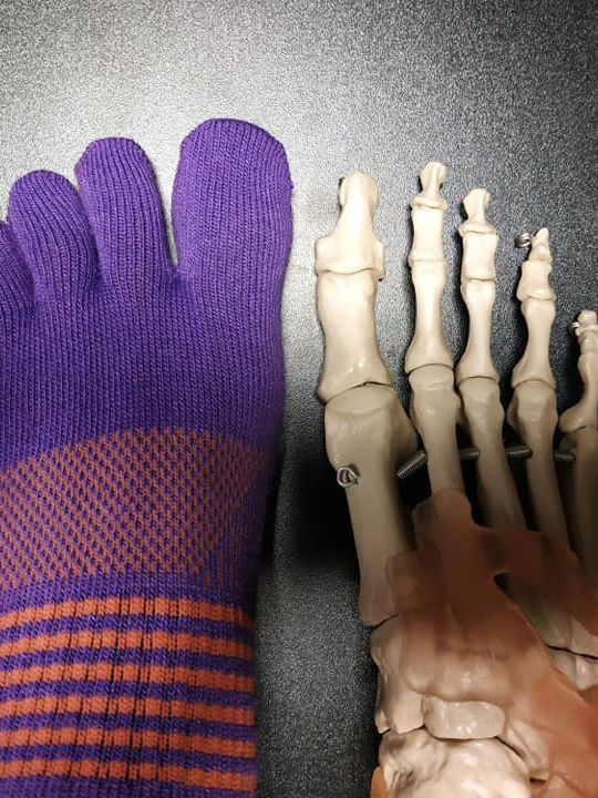 Injinji Șosete de alergare Albastre