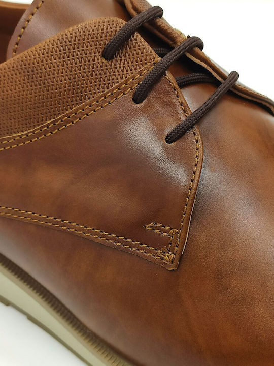 Men's Leather Casual Shoes Tabac Brown
