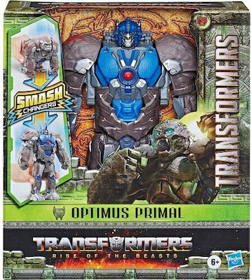 Action Figure Transformers Rise of the Beast Smash Changers Optimus Primal for 6+ Years (Various Designs/Assortments of Designs) 1pc