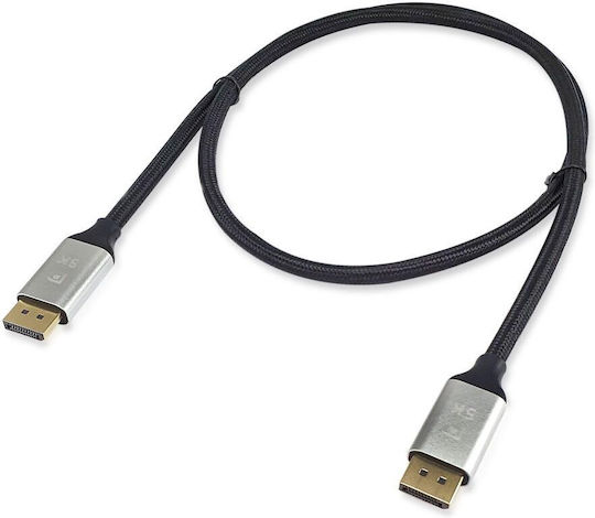Equip Cable DisplayPort male - DisplayPort male 1.4m Μαύρο (119261)