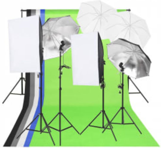 vidaXL Kit Φωτισμού για Studio