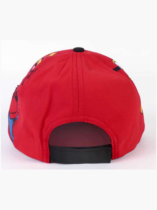 Cerda Kids' Hat Jockey Fabric Red