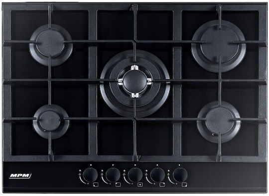 MPM Gas Cooktop With Frame Autonomous 51x68.4εκ.