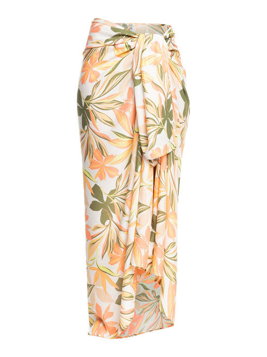 Roxy Cool Lovely Sarong Pink Women's Pareo Floral