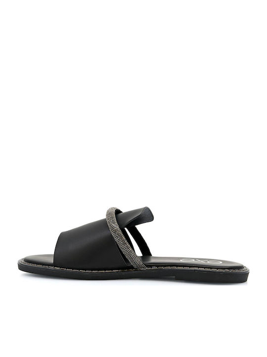 Alison Women's Flat Sandals in Black Color