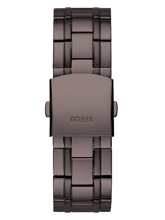Guess Spec Men's Watch 44mm Chronograph Battery with Brown Metal Bracelet