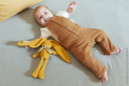 Kaloo Животинче Зайче Малко Ochre за 3++ месеца