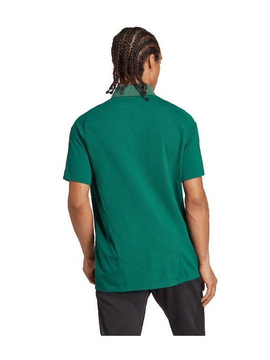 Adidas Tiro 23 Competition Bluza Sportivă pentru Bărbați cu Mânecă Scurtă Polo Verde