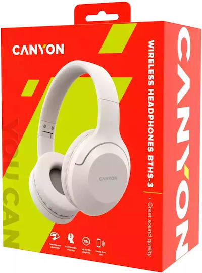Canyon BTHS-3 Fără fir / Cu fir On Ear Căști cu 15 ore de Funcționare Roz