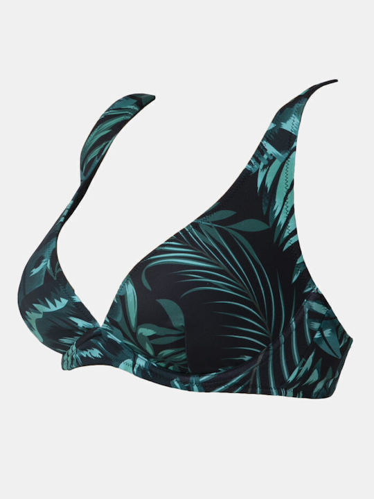 Rock Club BP-2342 Bikini Sutien Floral Verde BP2342.palm